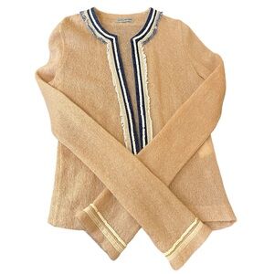Asos Lombardini Mohair Blend Open Cardigan Sweater